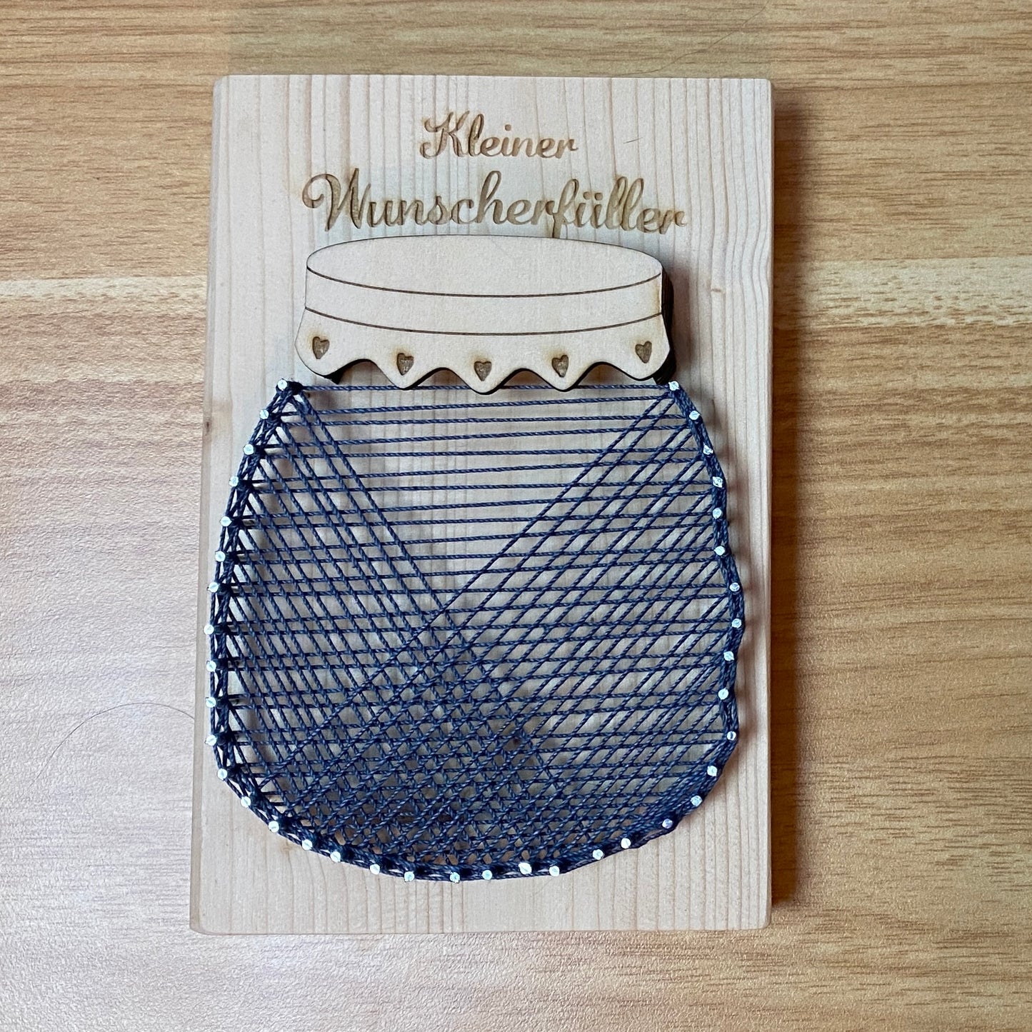 Wunscherfüller - Geldgeschenk Fadenbild