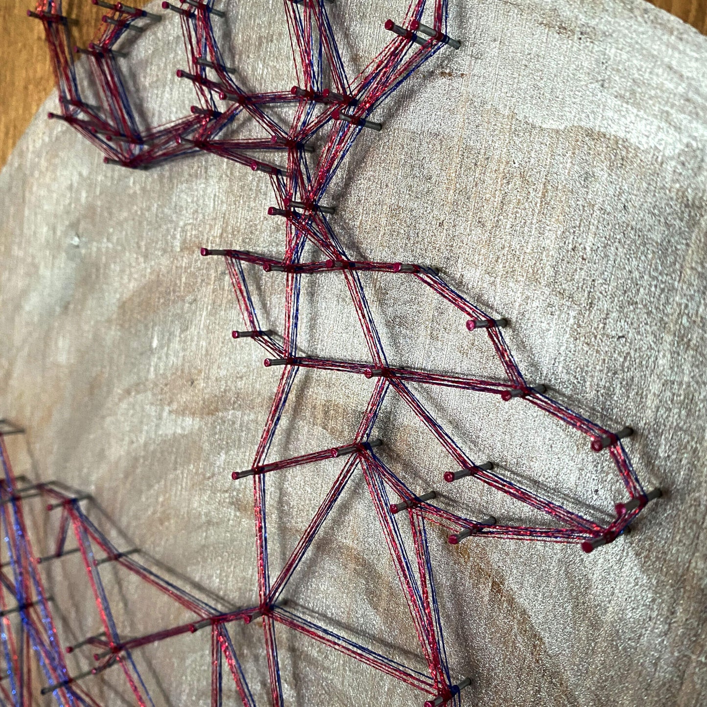 Geometric Wolf and Deer - Stringart Template
