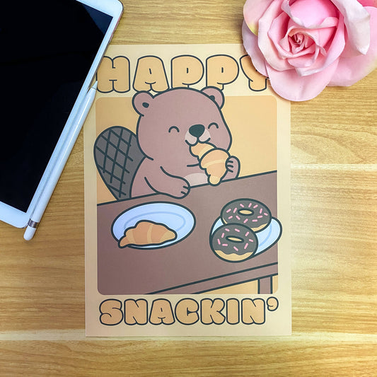 Happy Snackin' – Art Print