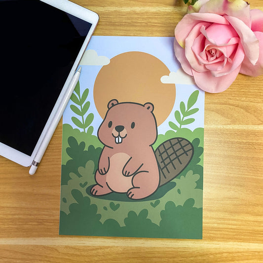 Just a Beaver – Art Print