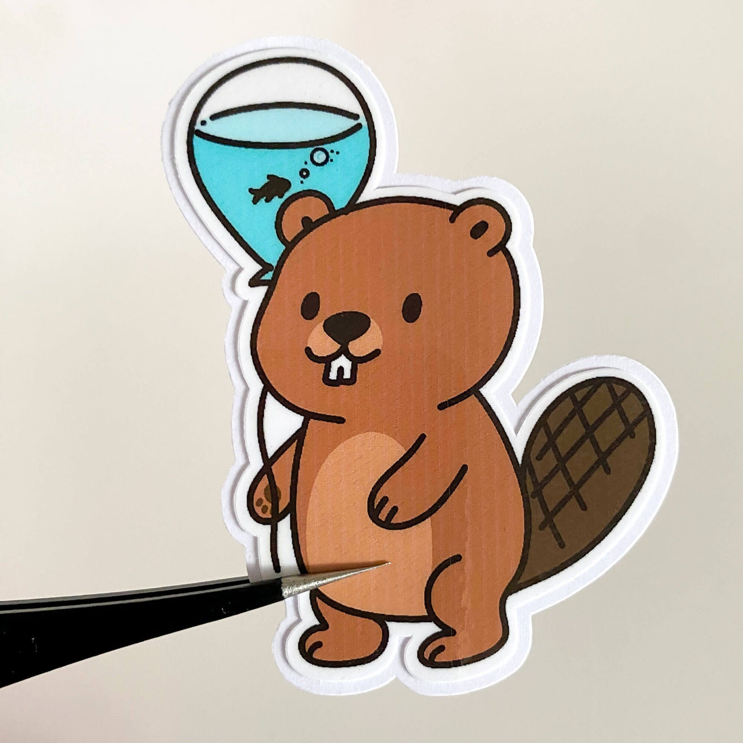 Bubbles Fish Friend – Die-Cut-Sticker
