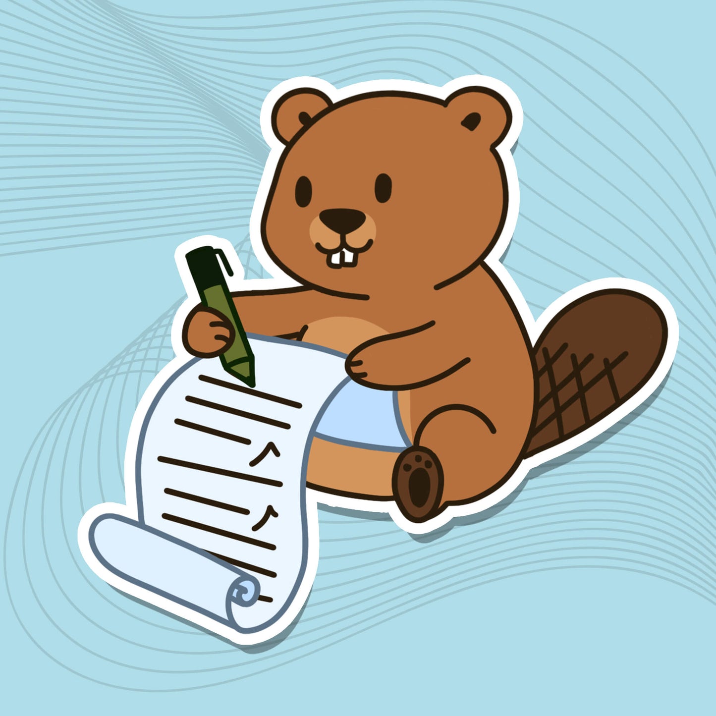 Bubbles Notizen – Die-Cut-Sticker