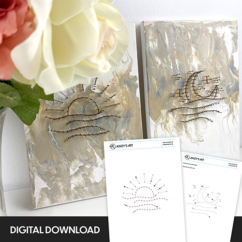 Day and Night - Stringart Template