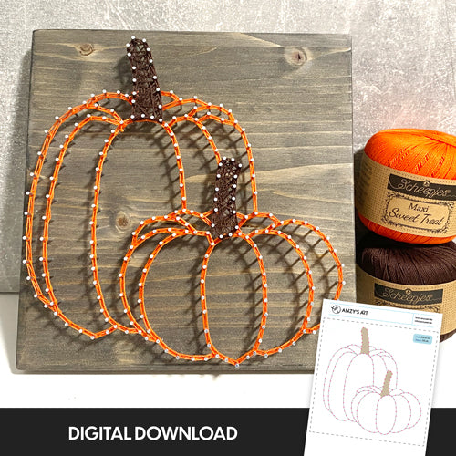Pumpkins - String art pattern