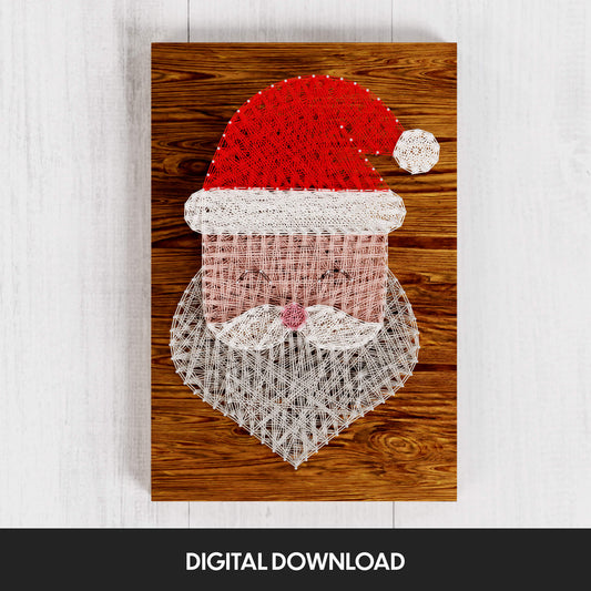 Santa Claus - Thread Picture Template