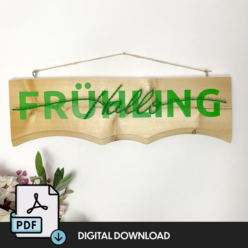 Hello (Spring) - Thread Picture Template
