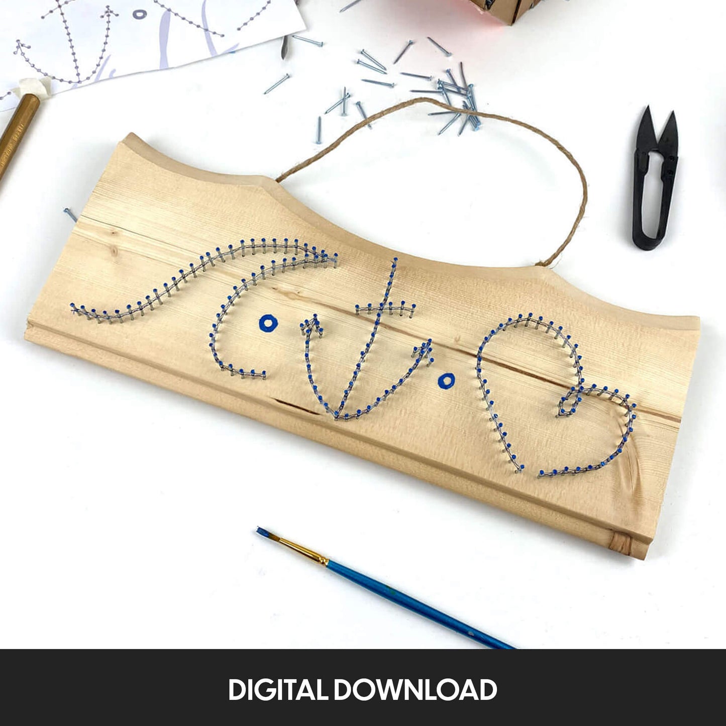 Love of country - Stringart Template