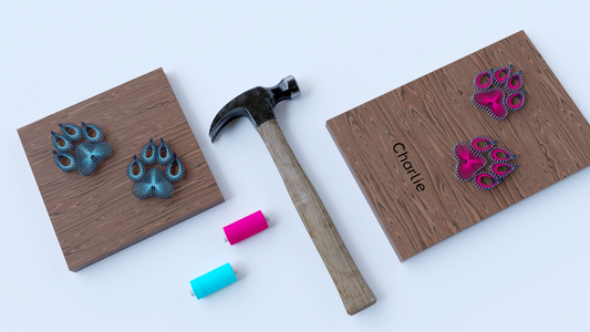 Dog Paws - Stringart Template