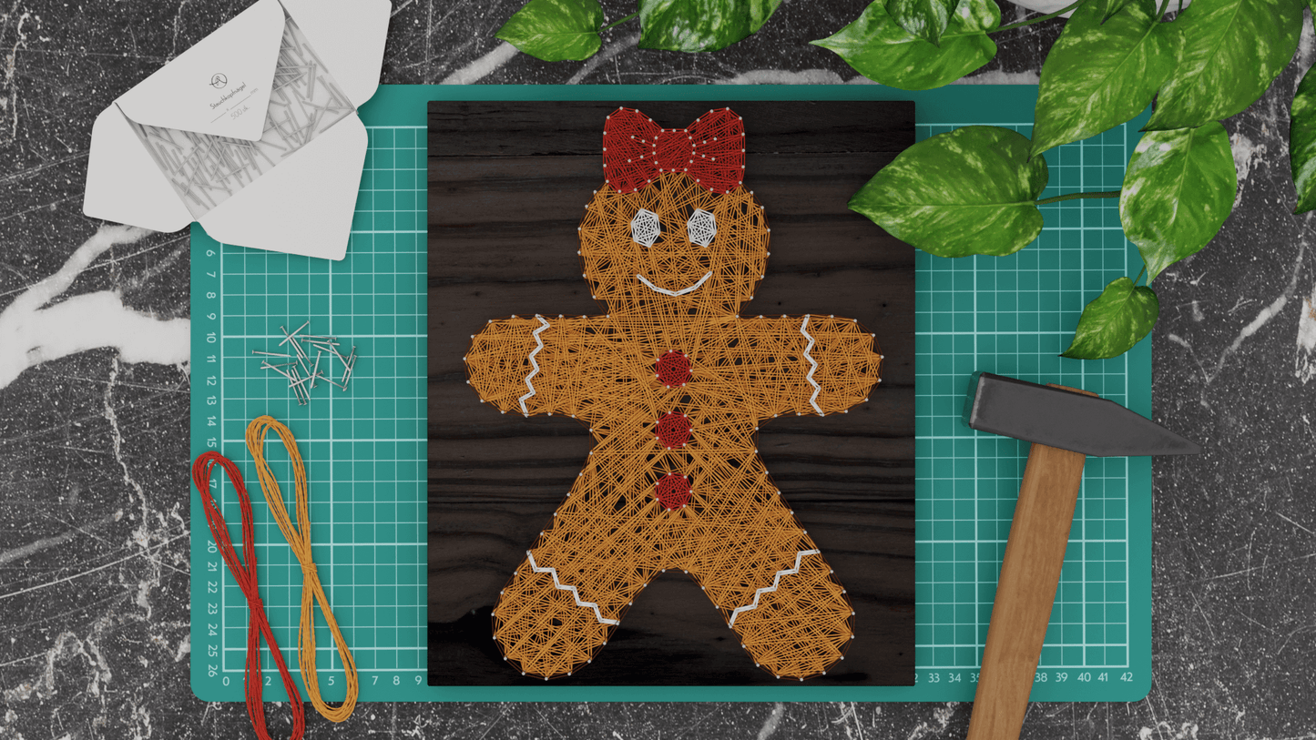 Baby romper - String art template