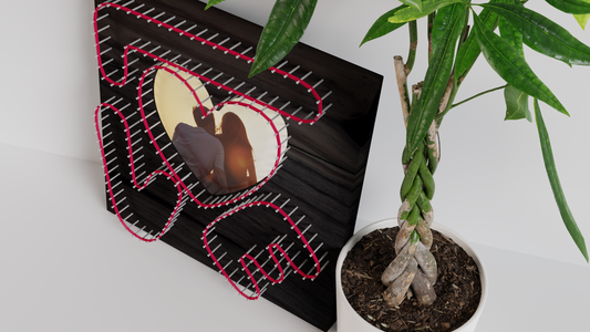 Love - String Art Pattern