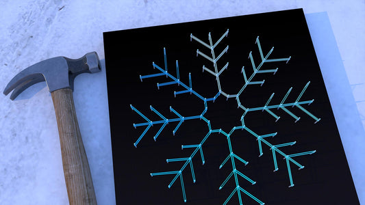 Snowflake - String art pattern