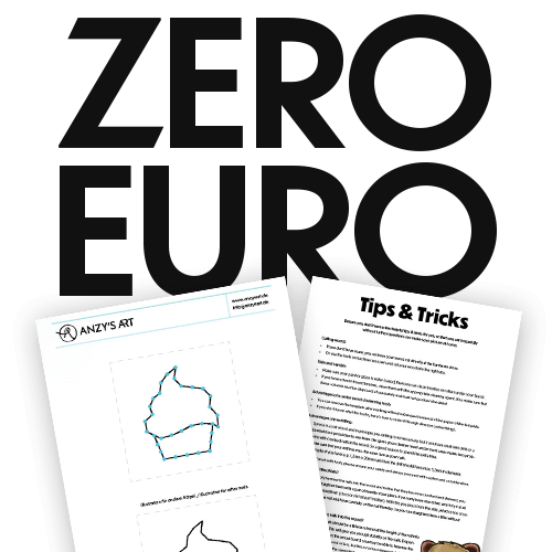 Cupcake - String art template