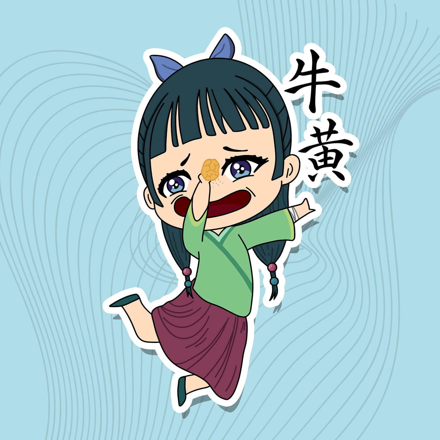 Maomao Bezoar – Die-Cut-Sticker