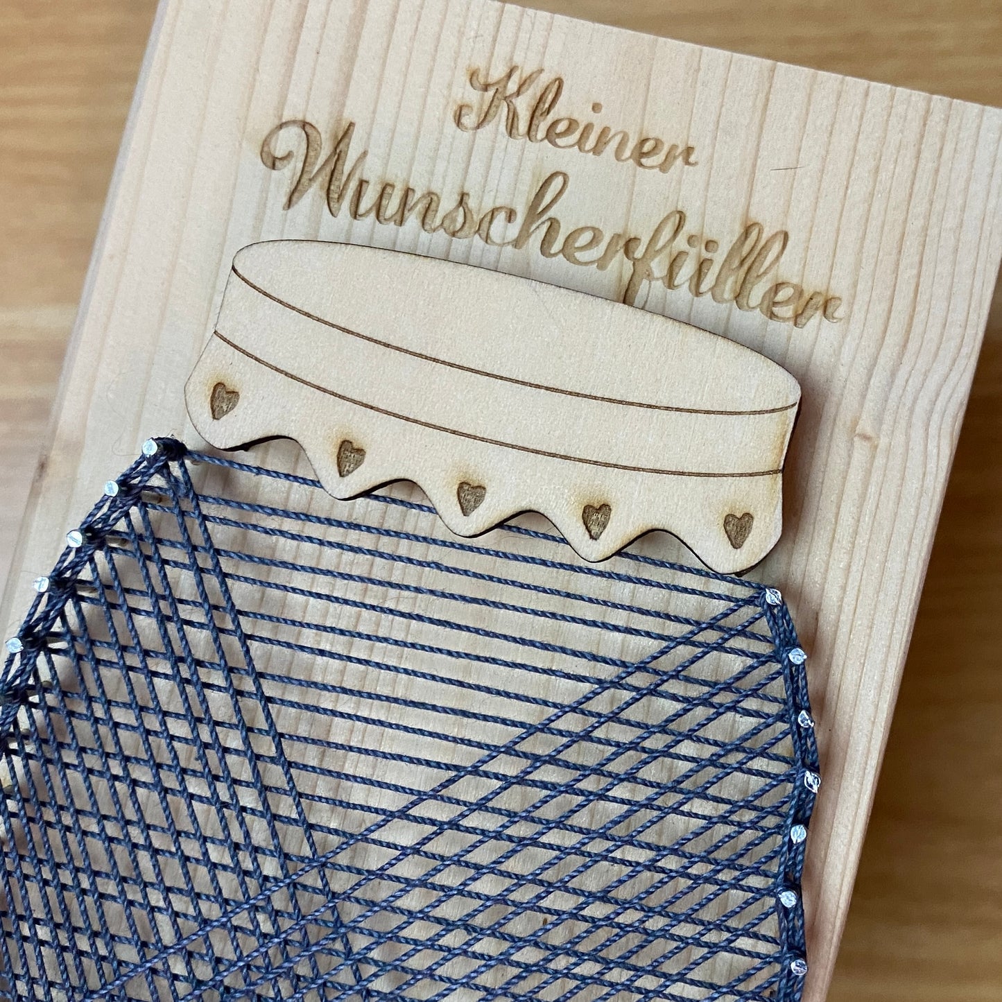 Wunscherfüller - Geldgeschenk Fadenbild