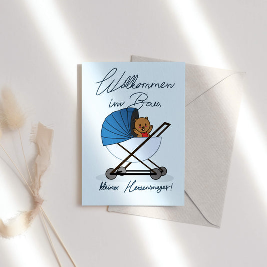 Herzensnager - Grußkarte