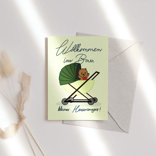 Herzensnager - Grußkarte