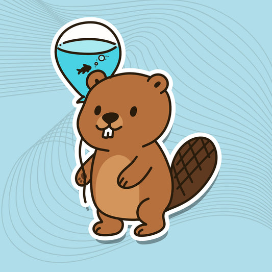 Bubbles Fish Friend –  Die-Cut-Sticker