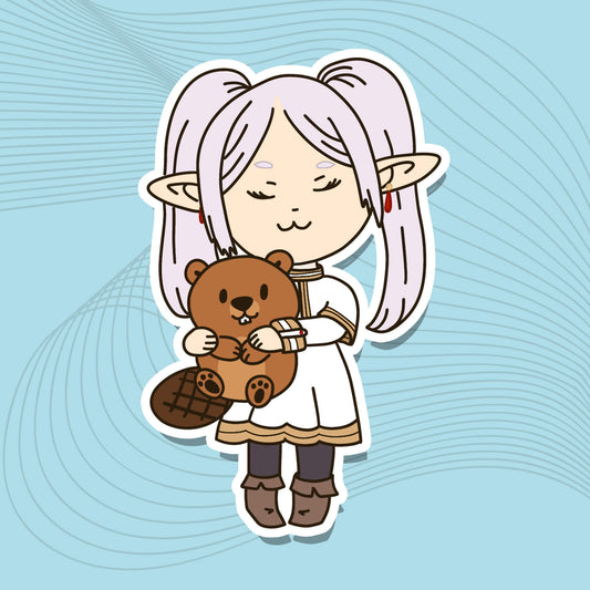 Frieren mit Bubbles –  Die-Cut-Sticker