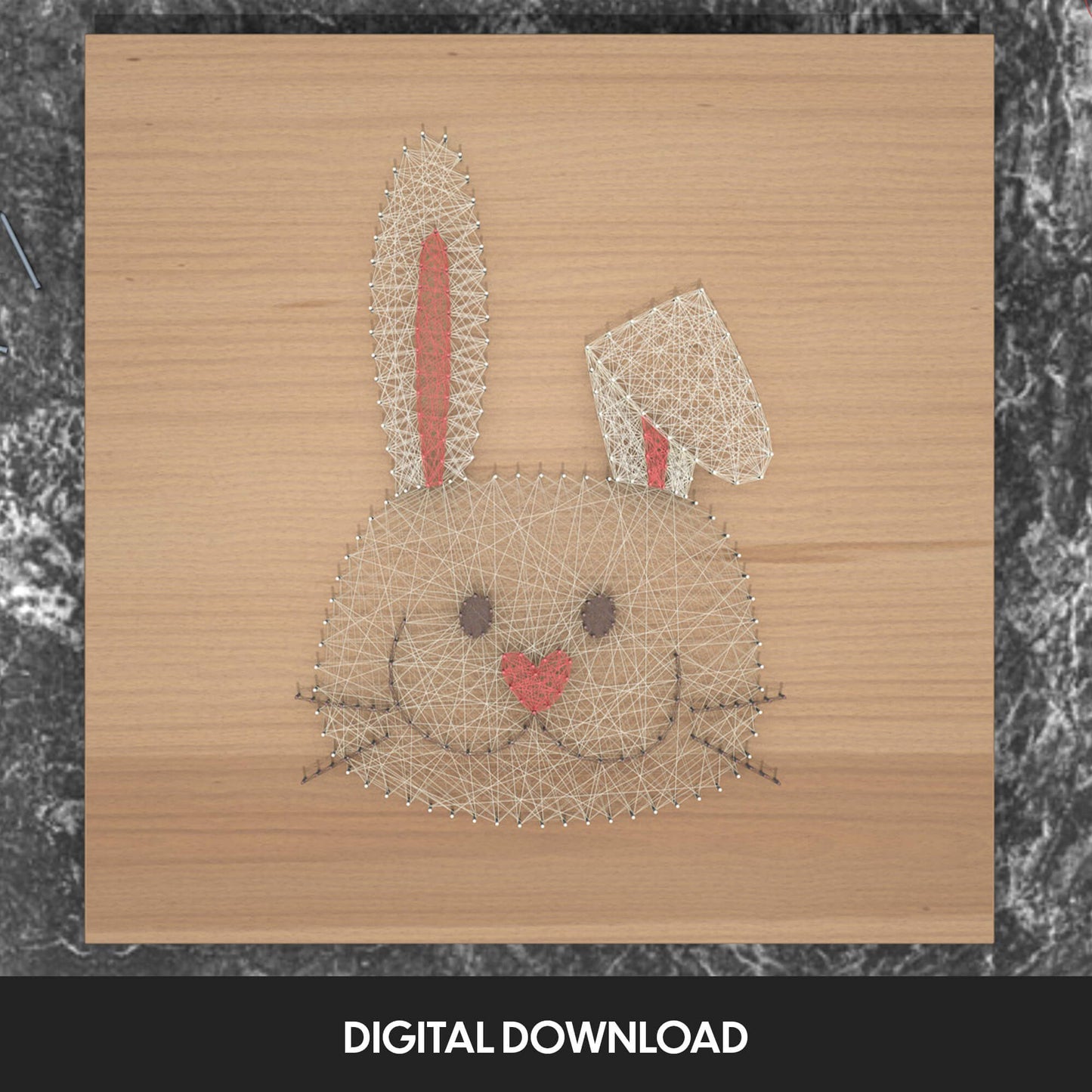 Easter Bunny - String art Template