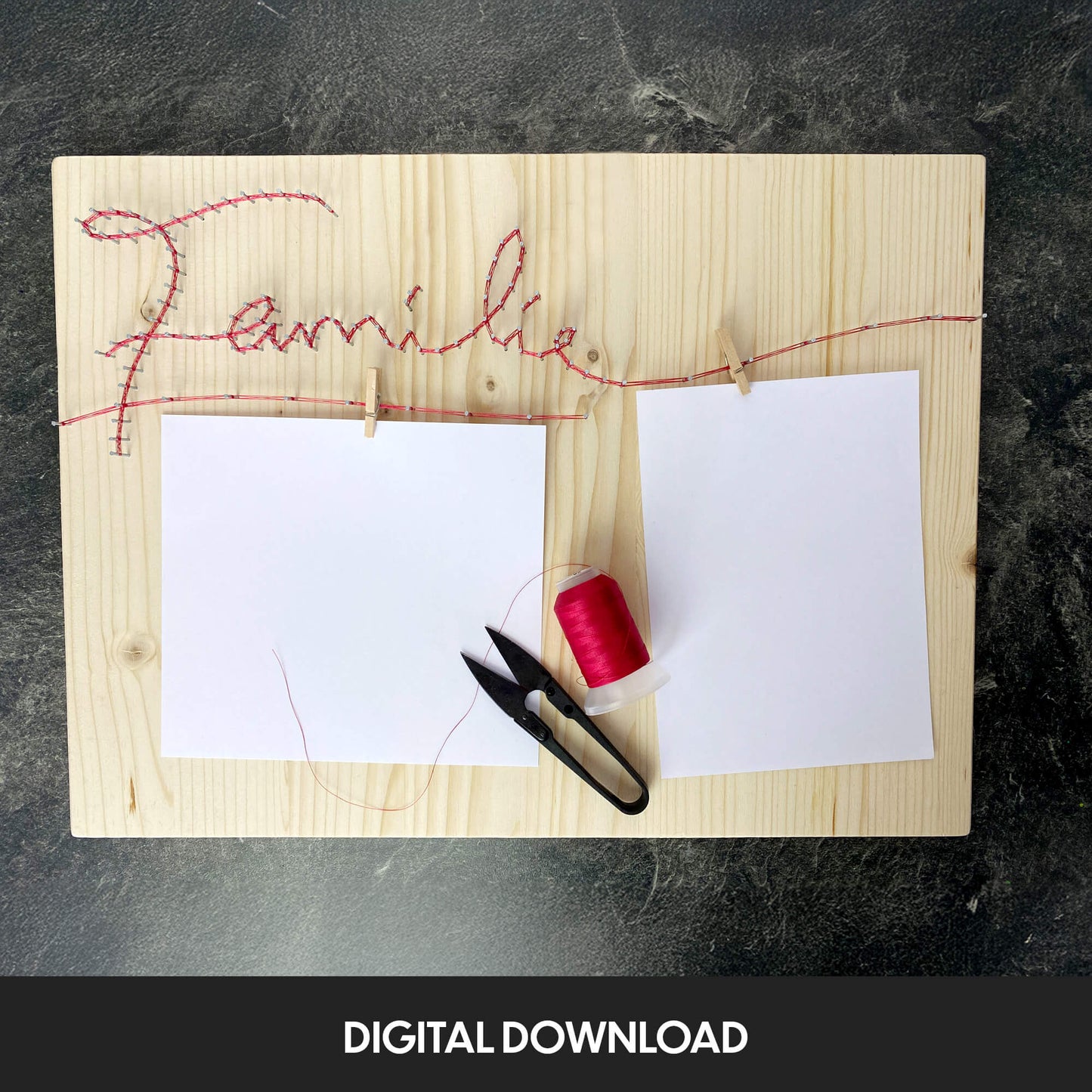 Family - Stringart Template