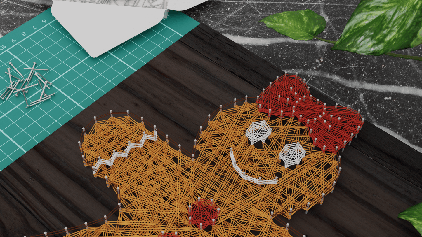 Baby romper - String art template