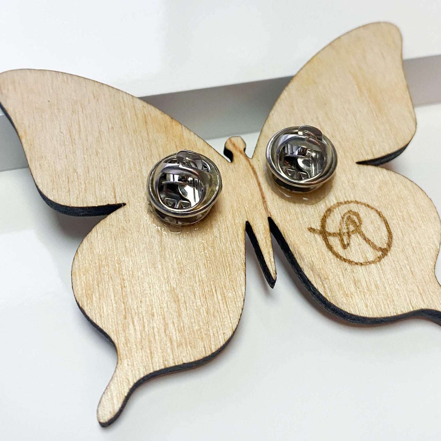 Custom wooden pin - custom shape & engraving for your idea