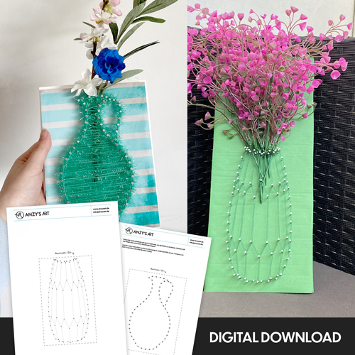 Vases - Thread Picture Template Set